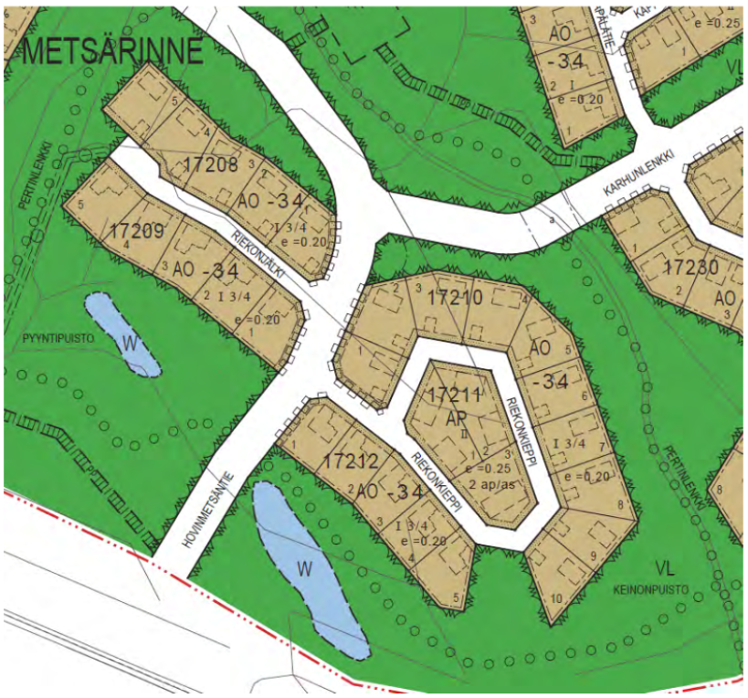 Metsärinne asemakaava Kempele